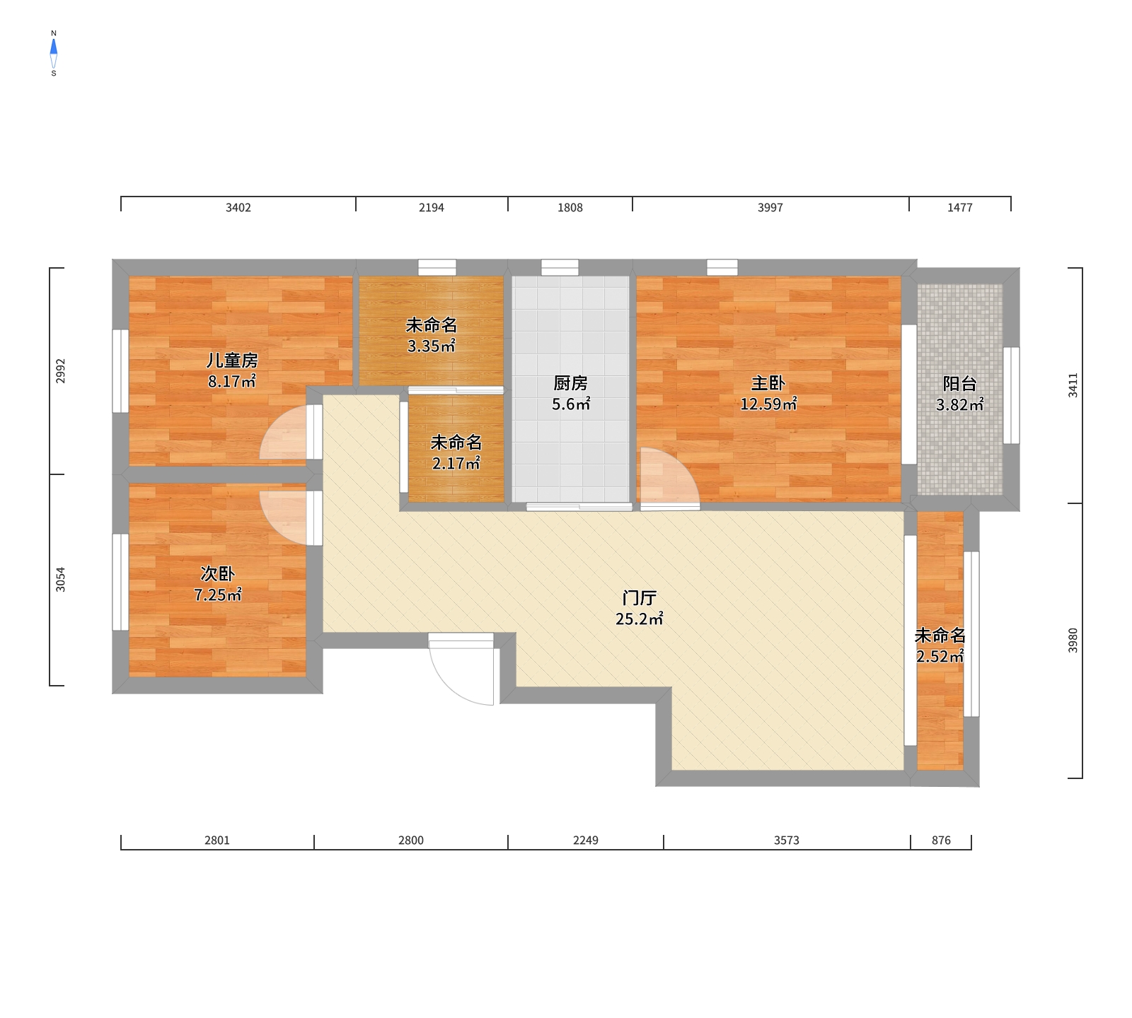 中海景阳公馆相似户型图